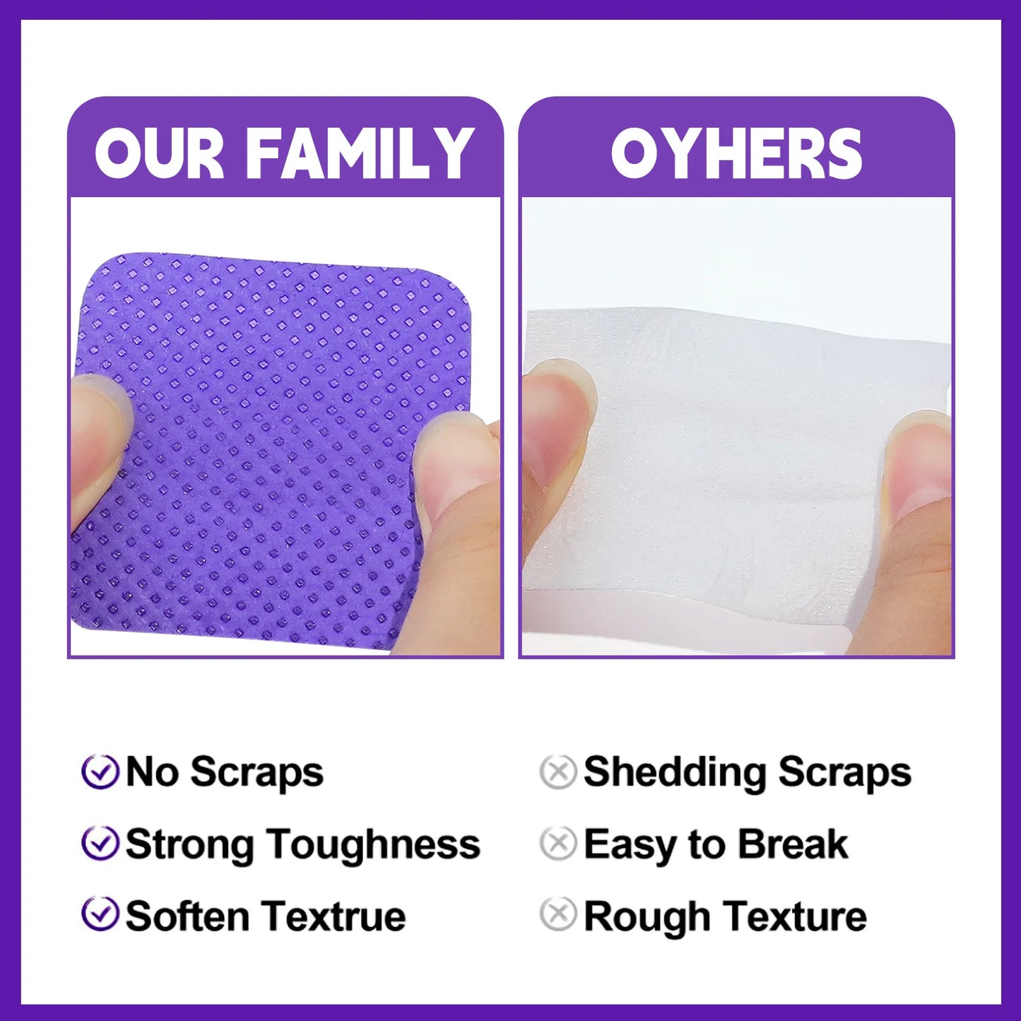 Lint-Free Nail polish Wipes