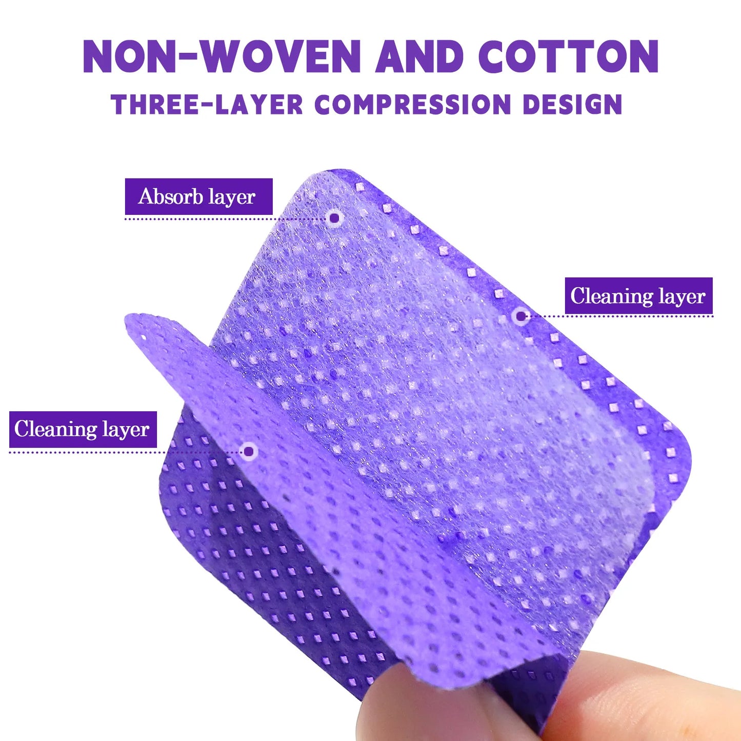 Lint-Free Nail polish Wipes