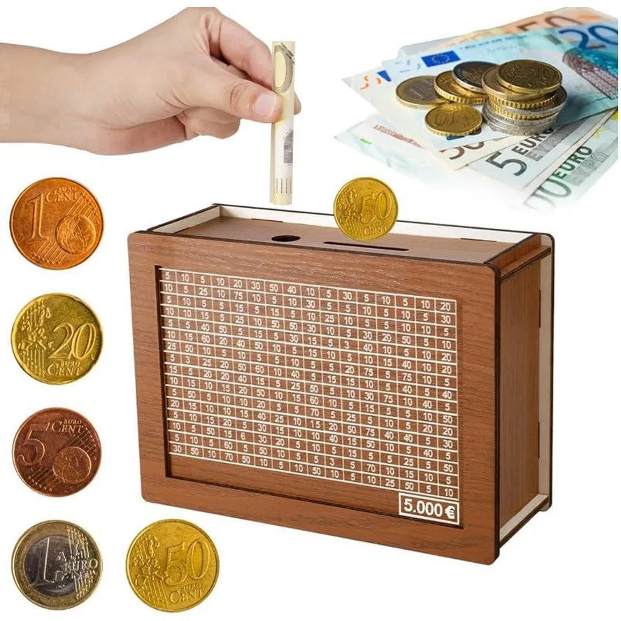 Wooden Money Box