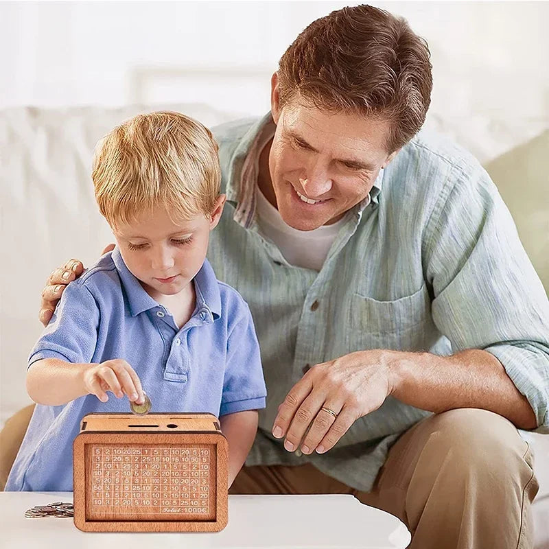 Wooden Money Box