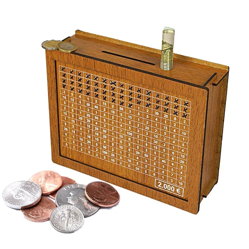 Wooden Money Box