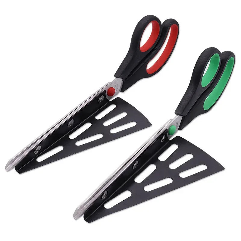 2-in-1 Pizza Scissors Cutter