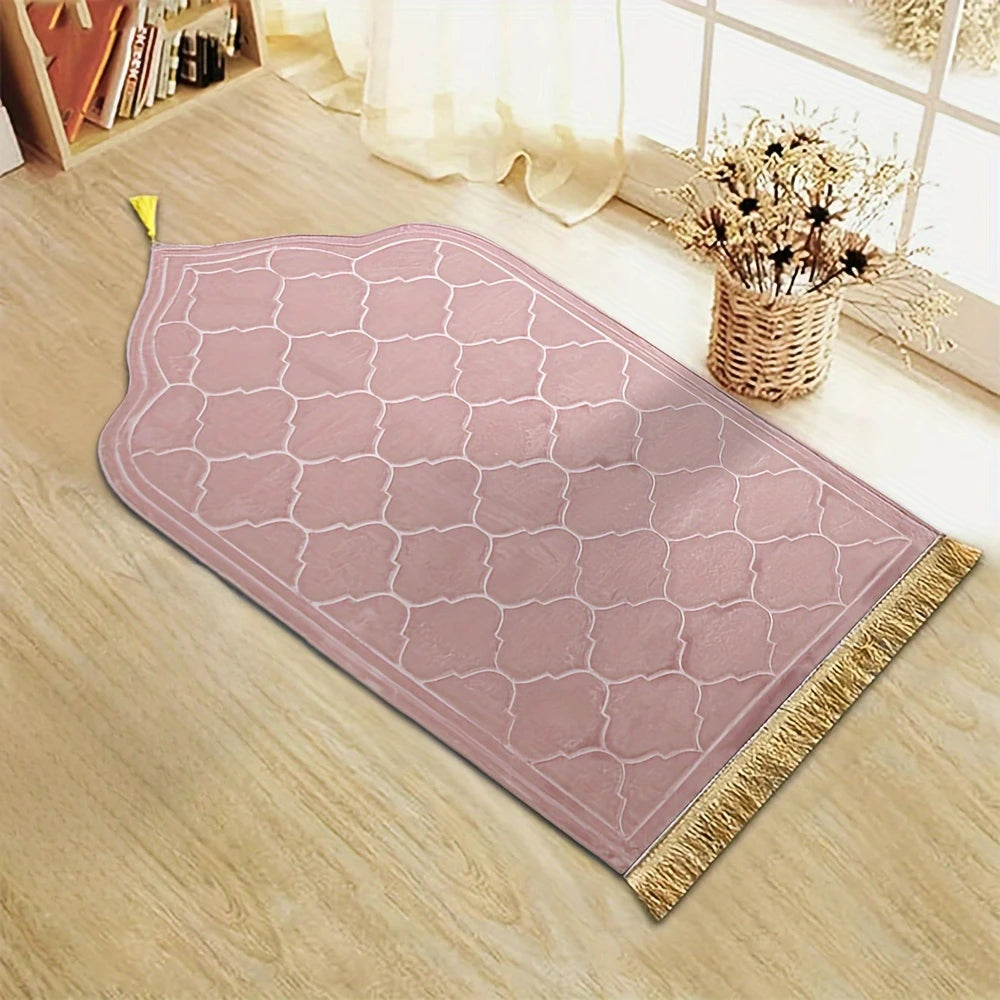 Tapis de prière doux en peluche