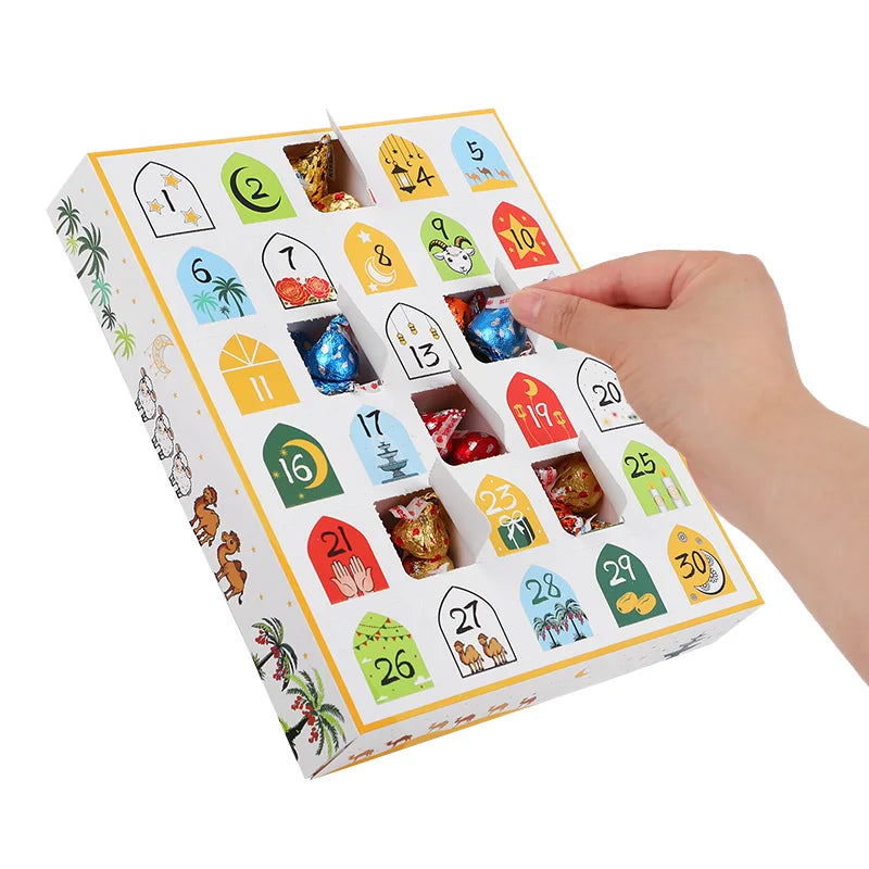 صناديق هدايا العد التنازلي لرمضان 30 يومًا