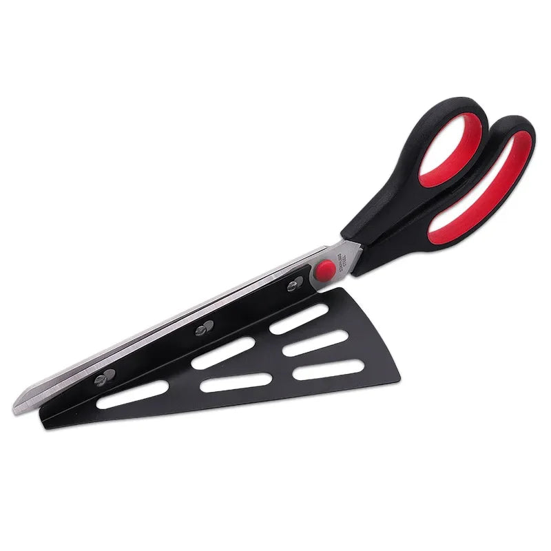 2-in-1 Pizza Scissors Cutter