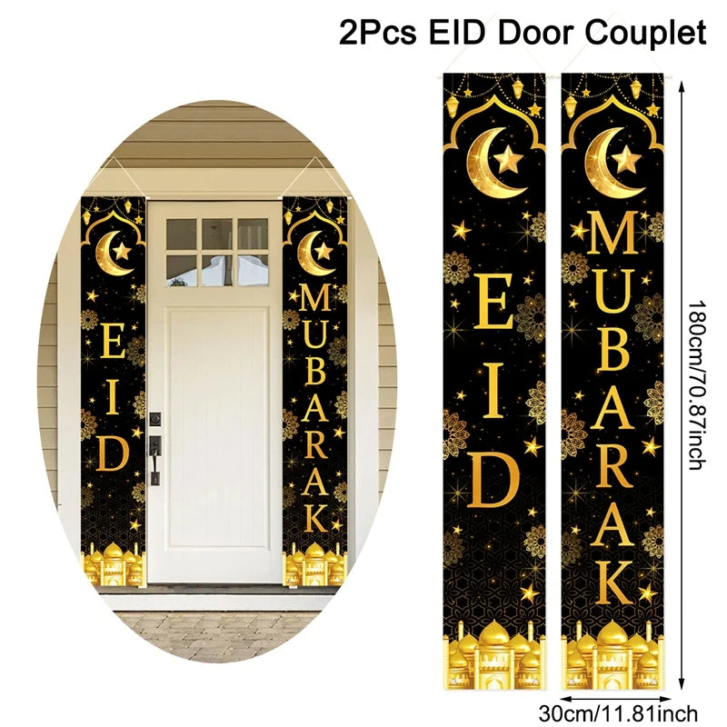 Ramadan & Eid Welcome Door Banner