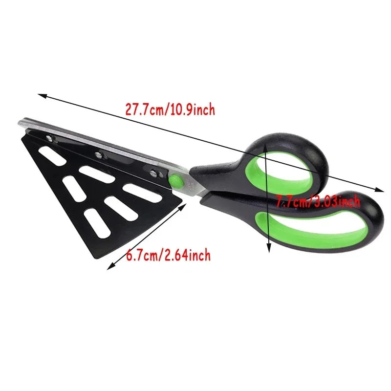 2-in-1 Pizza Scissors Cutter