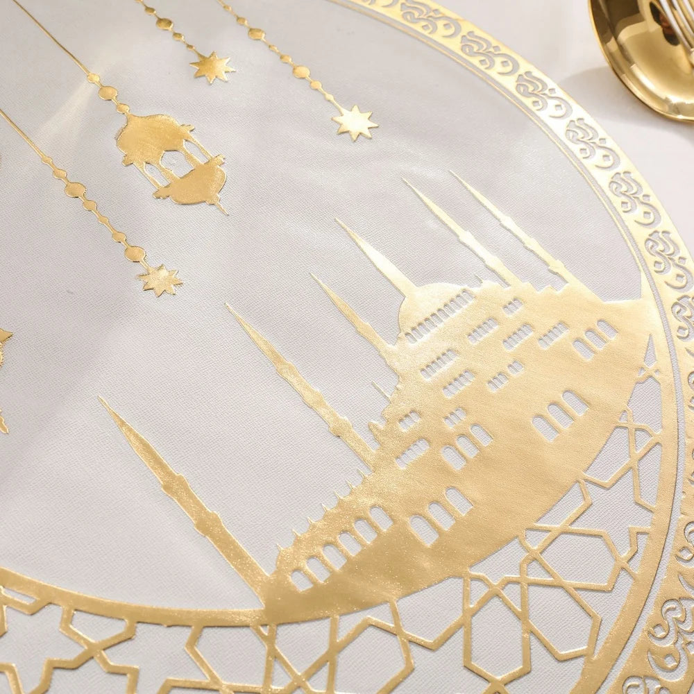 رمضان وعيد مفارش مائدة بلاستيكية