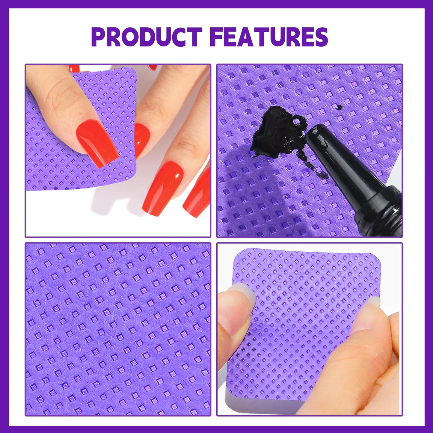 Lint-Free Nail polish Wipes