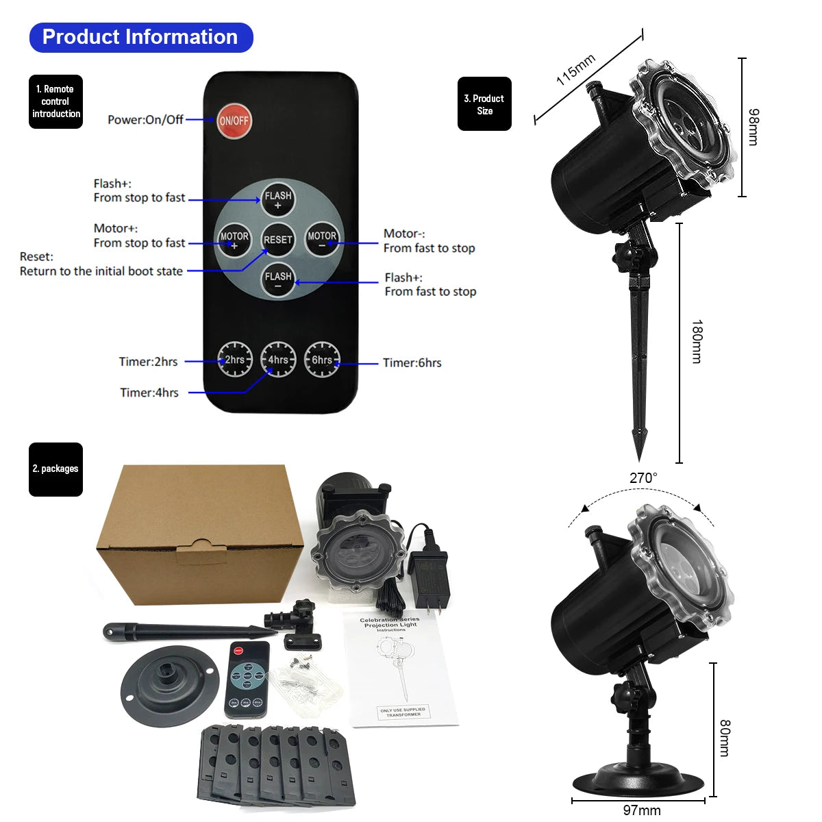 Eid & Ramadan Projector Light