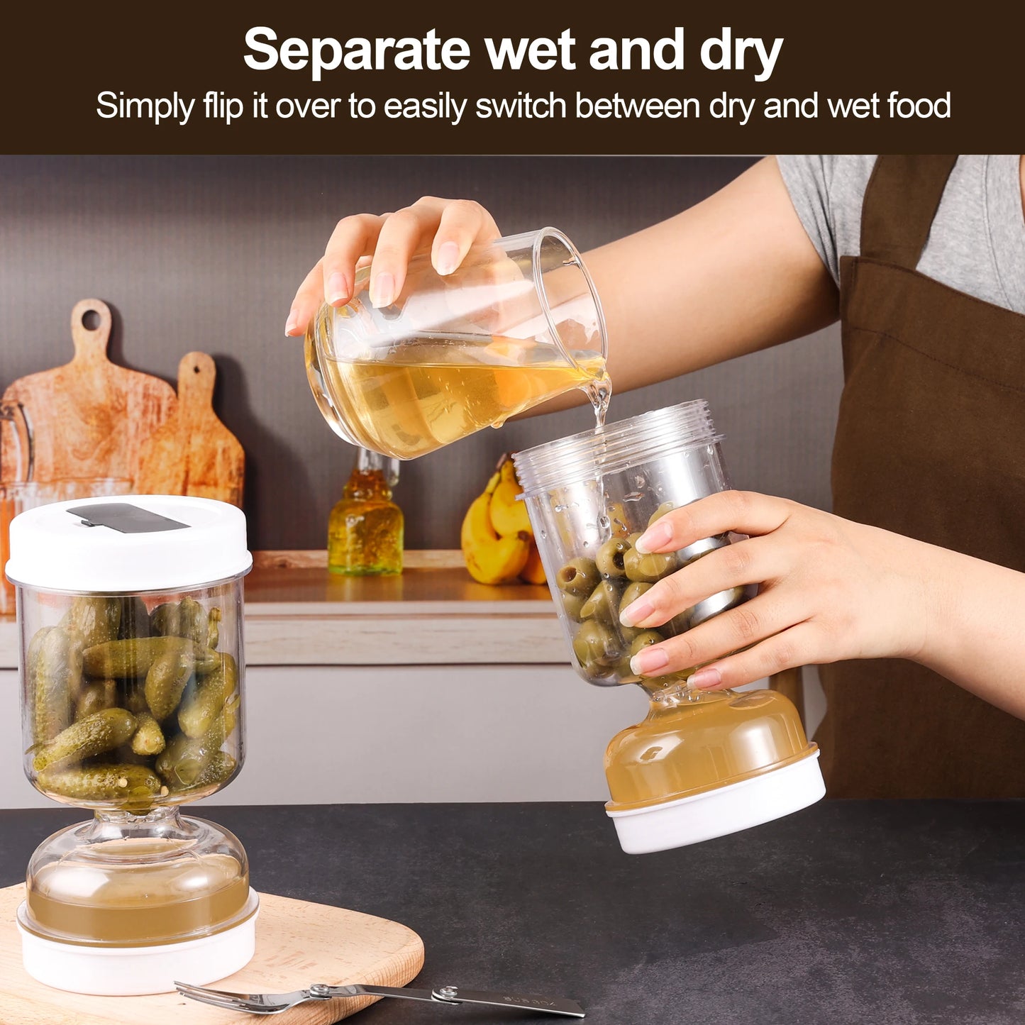 Olive and Pickle Jar