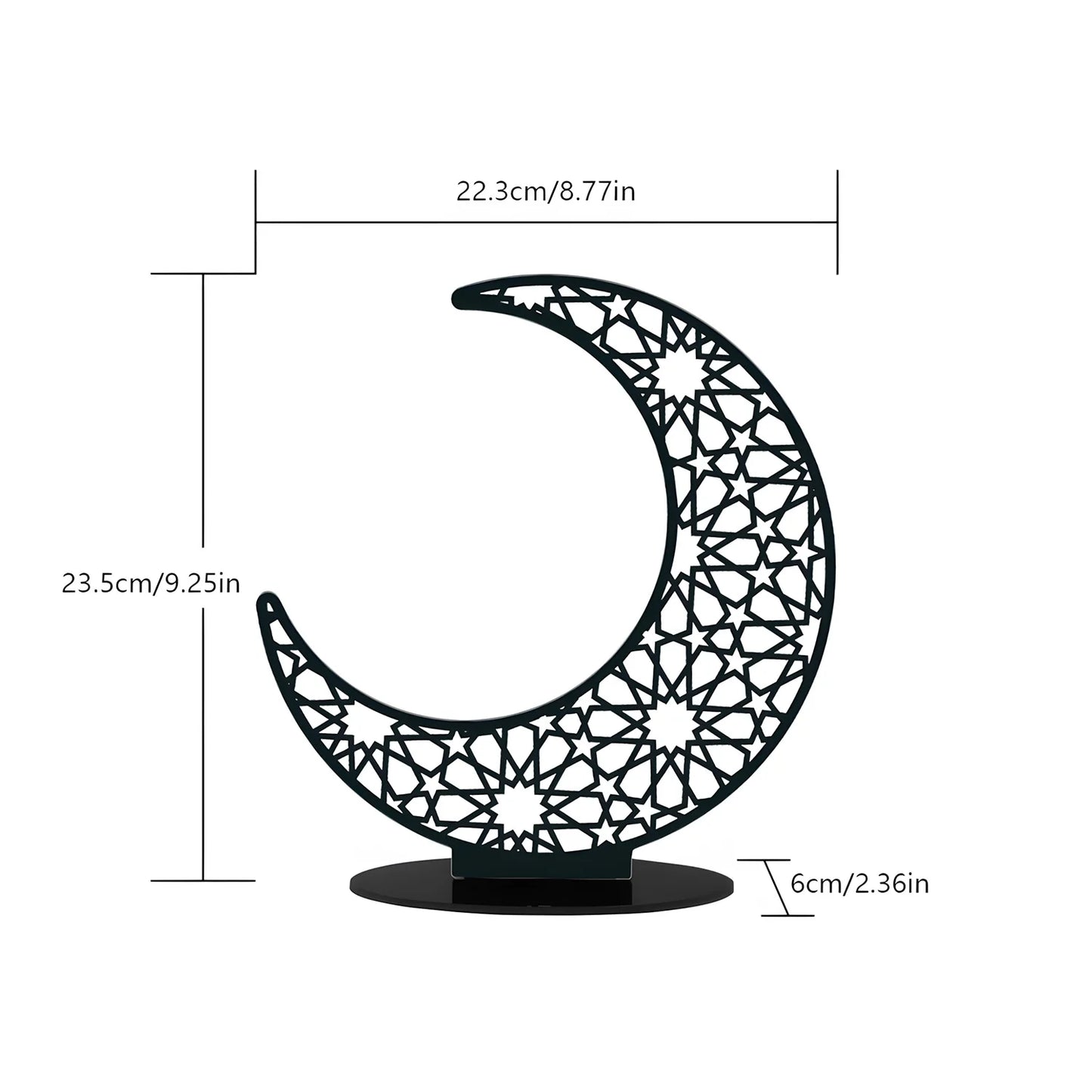 Black acrylic letter for Ramadan & Eid