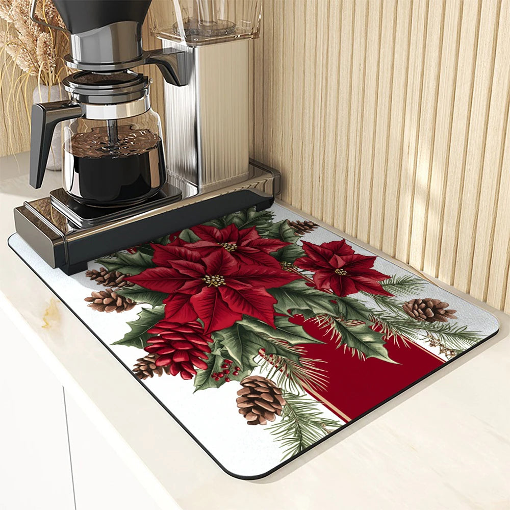 Coffee Bar Xmas Mat