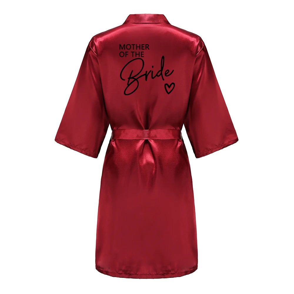Team Bride Satin Robe