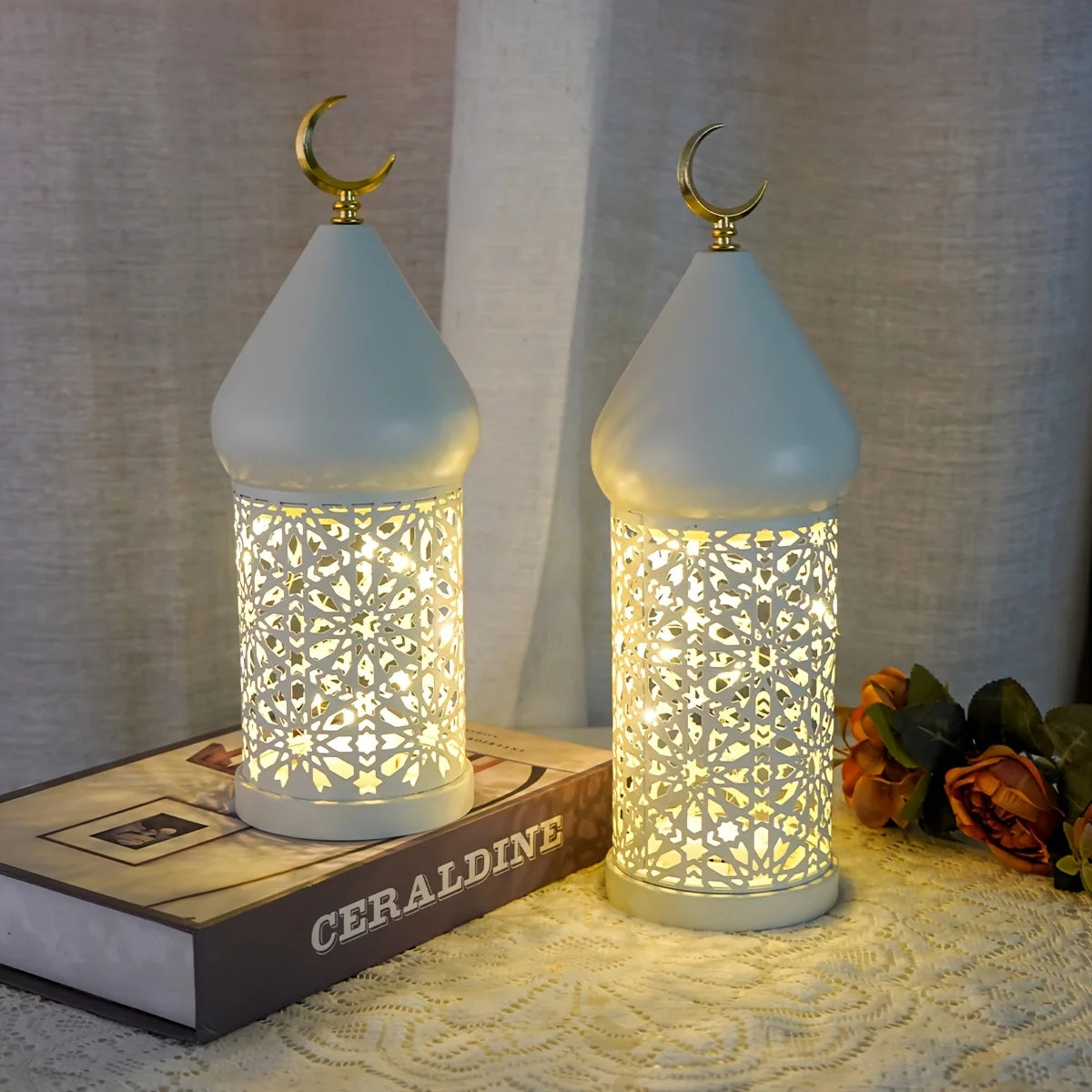Lanterne LED Croissant de lune