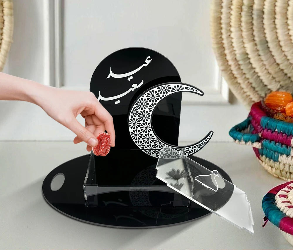 ستاند تقديم حلى العيد من الأكريليك