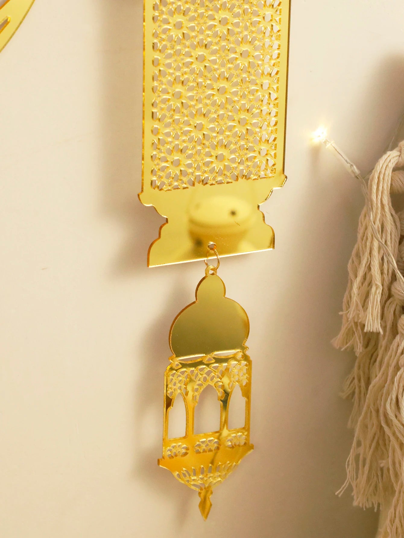Gold Moon & Star Wall Decor