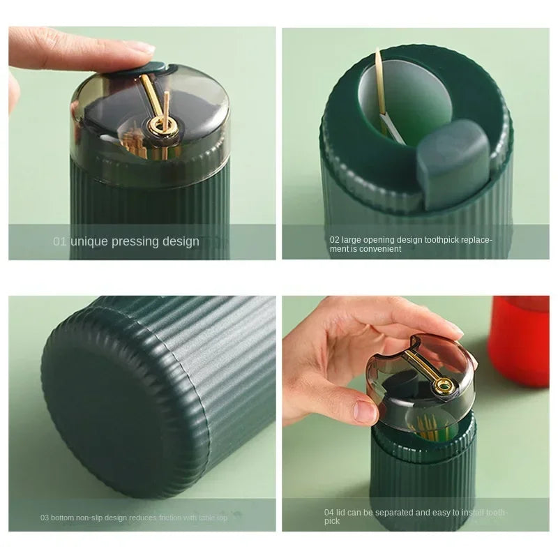 One-Touch Toothpick Dispenser