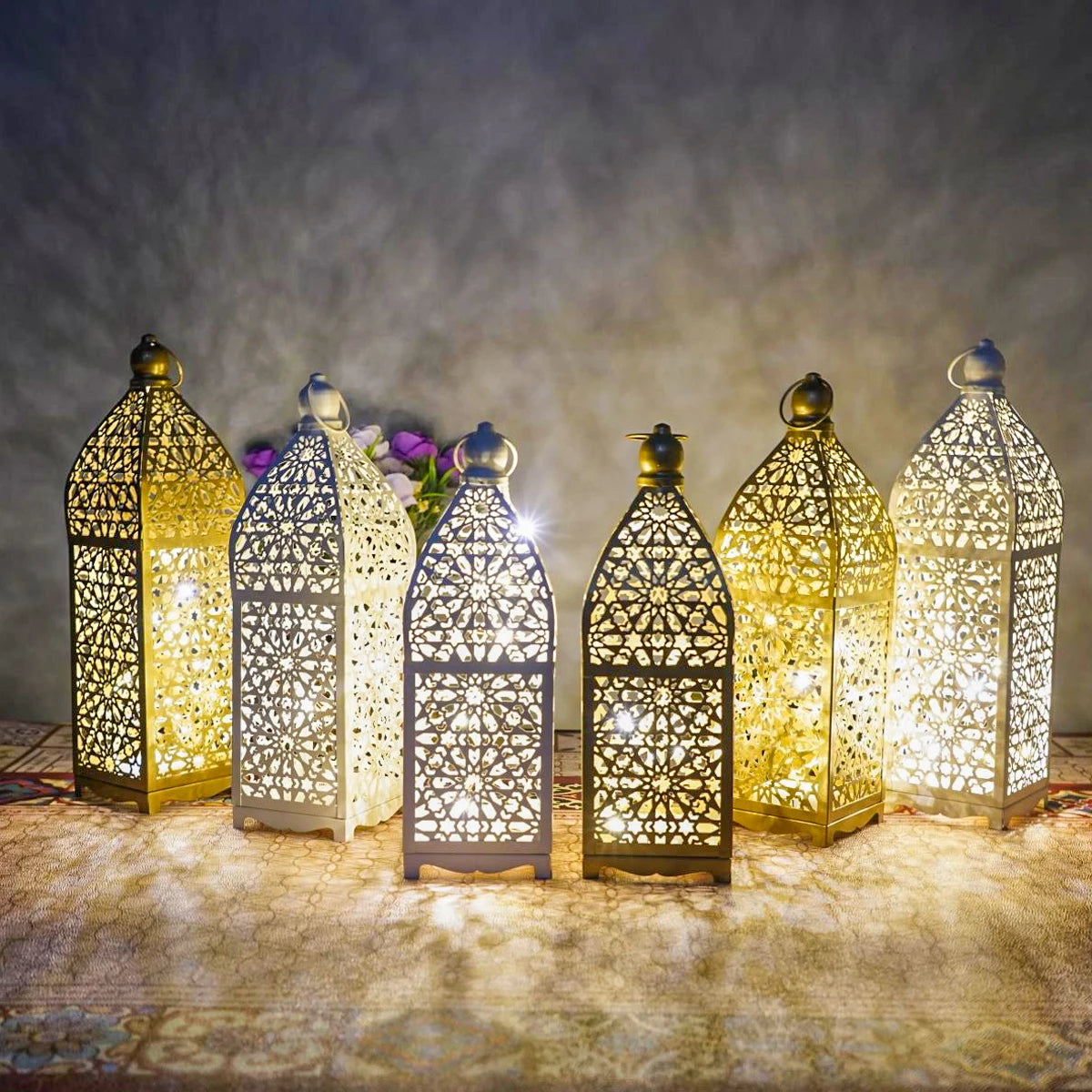 Vintage Glow Metal LED Lamp