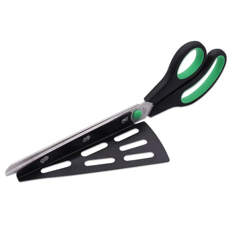 2-in-1 Pizza Scissors Cutter