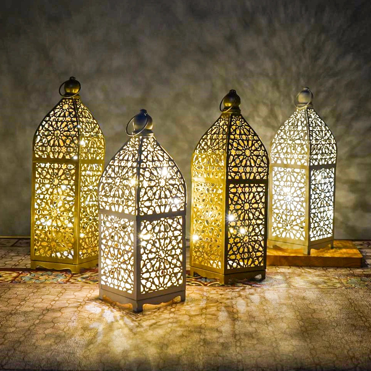 Vintage Glow Metal LED Lamp