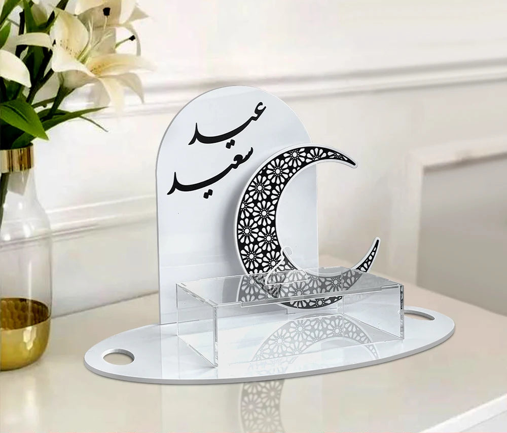 ستاند تقديم حلى العيد من الأكريليك