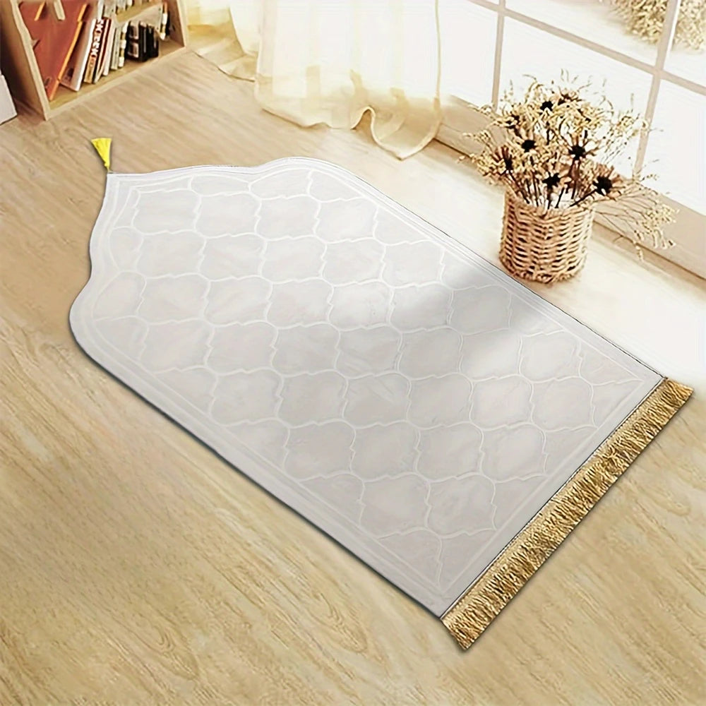 Tapis de prière doux en peluche