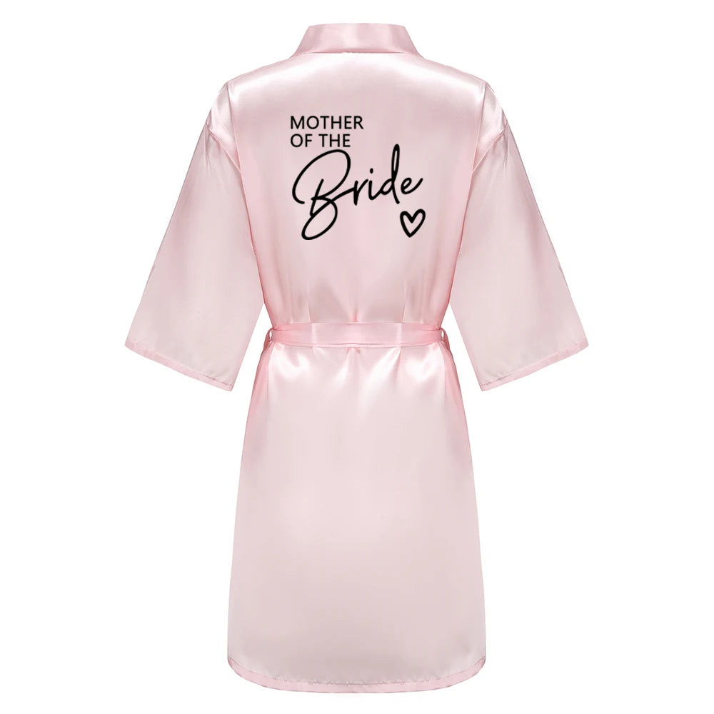 Team Bride Satin Robe