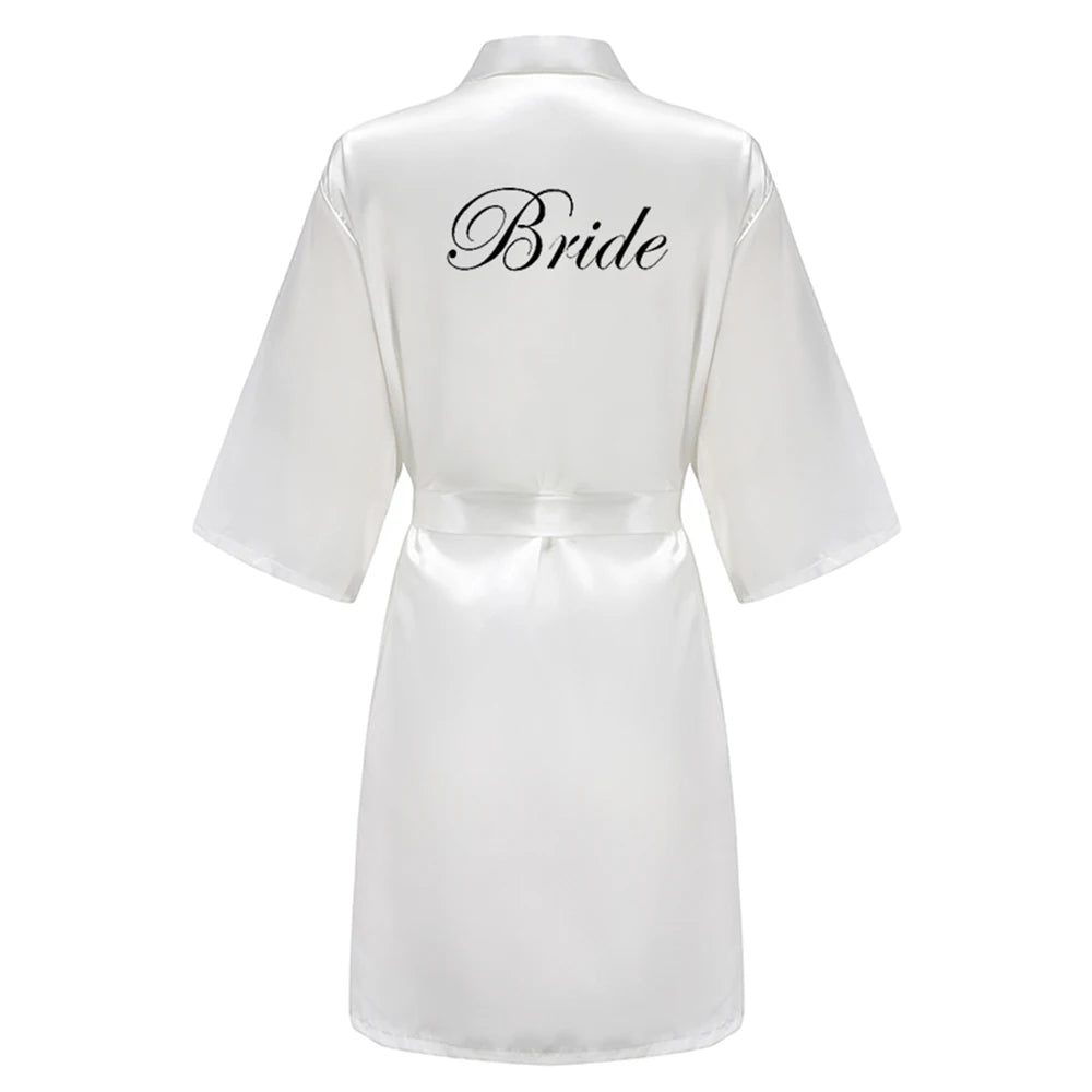Team Bride Satin Robe