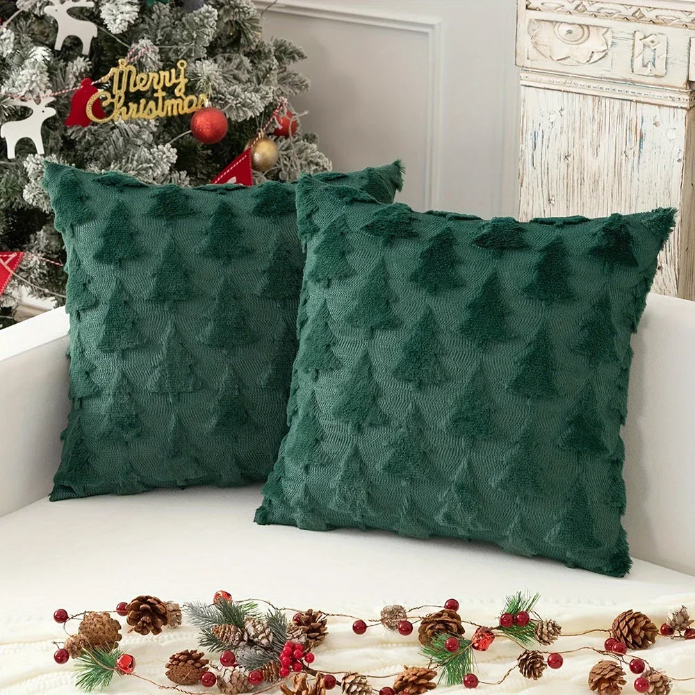 Christmas Tree Pillow Cover