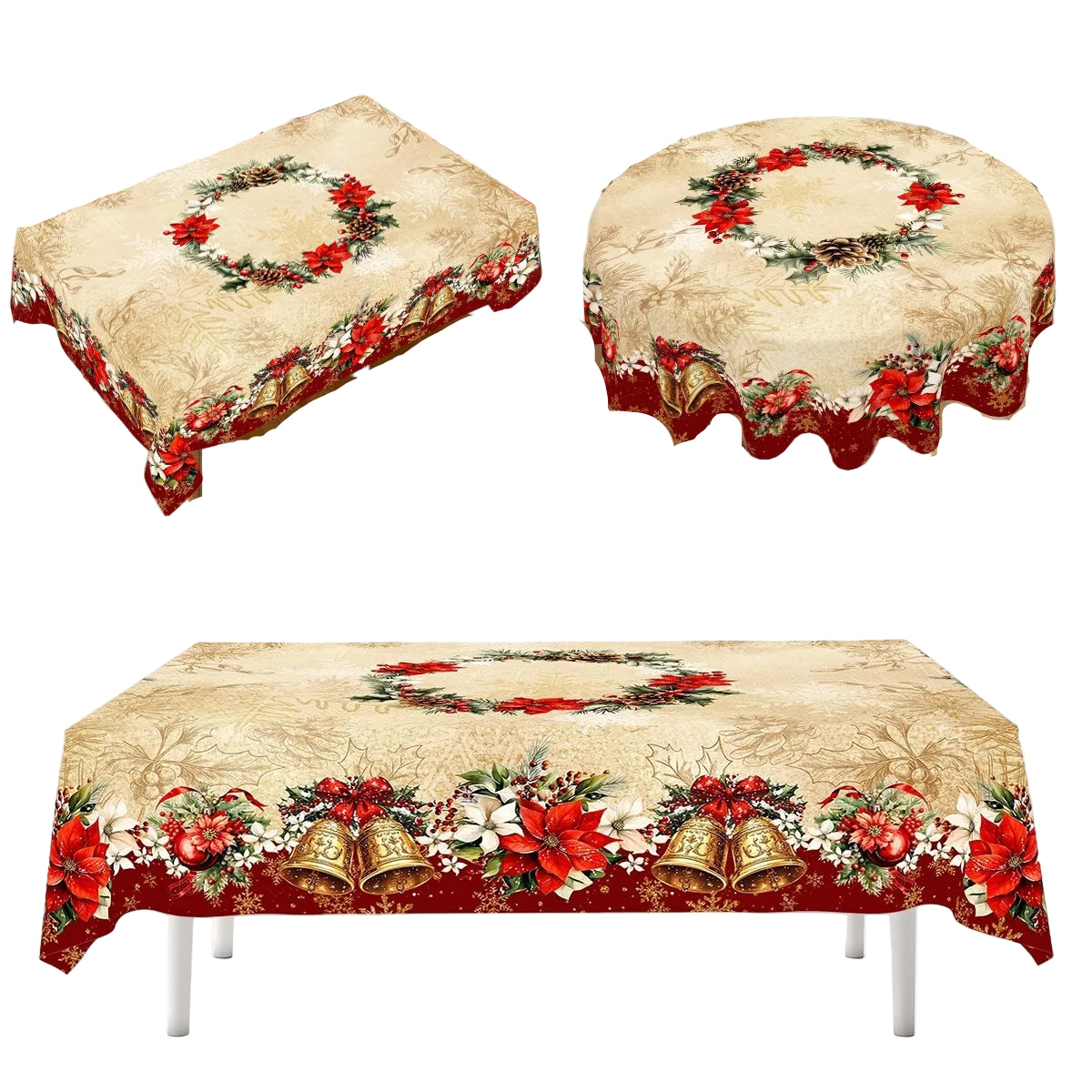 Christmas Bells Tablecloth