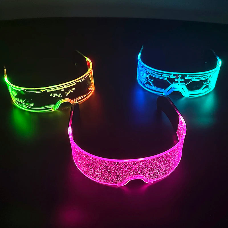 Lunettes LED colorées