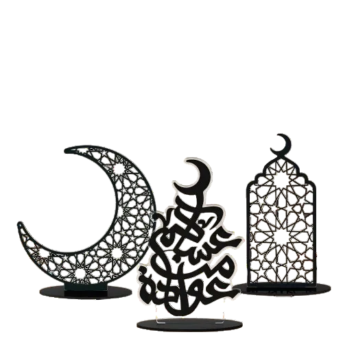 Black acrylic letter for Ramadan & Eid
