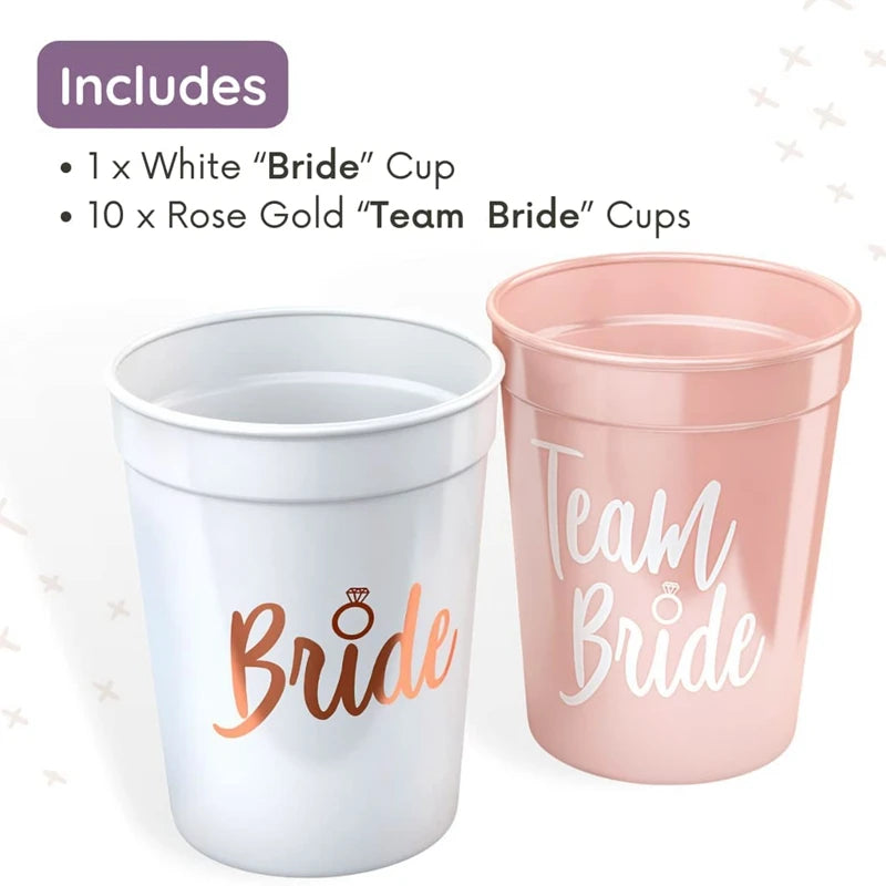 Bride Team Party Cups