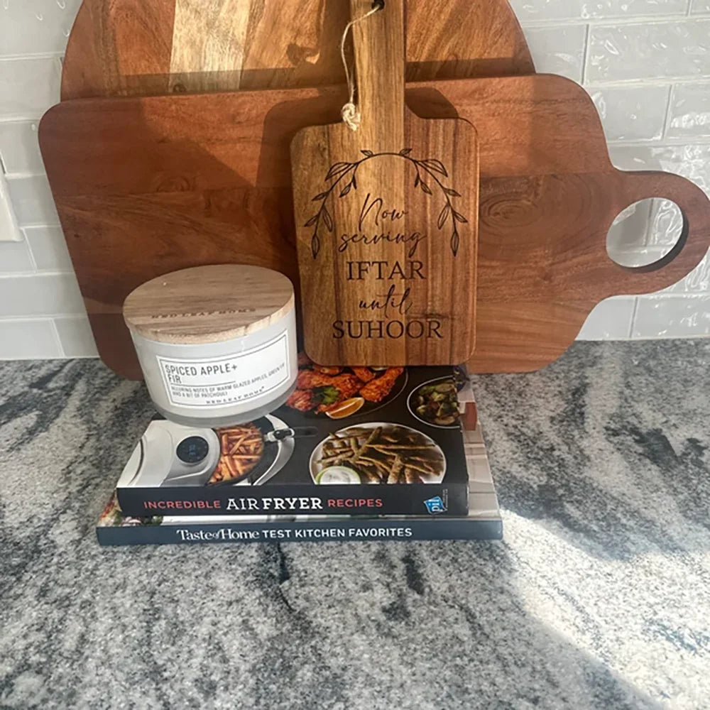 Ramadan Kitchen Bamboo Board