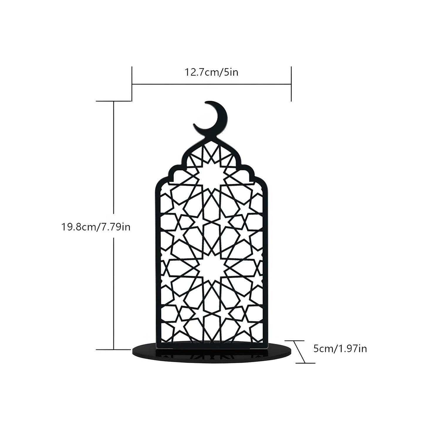 Black acrylic letter for Ramadan & Eid