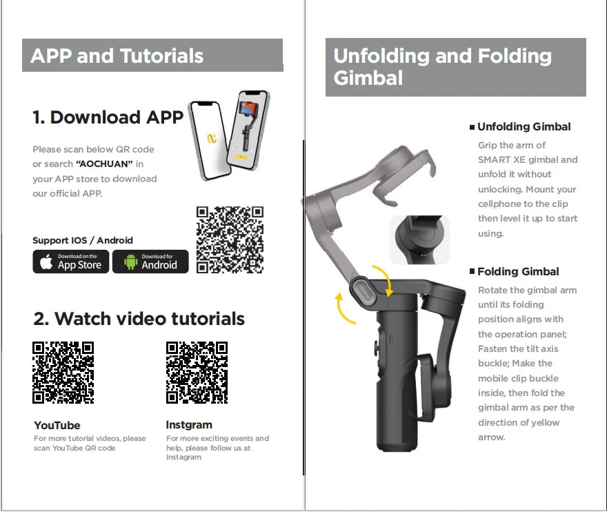 Handheld Stabilizer for Smartphone