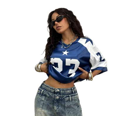 Jersey Oversized Tops