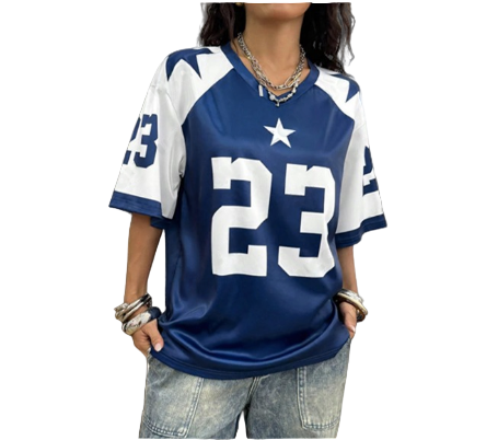Jersey Oversized Tops