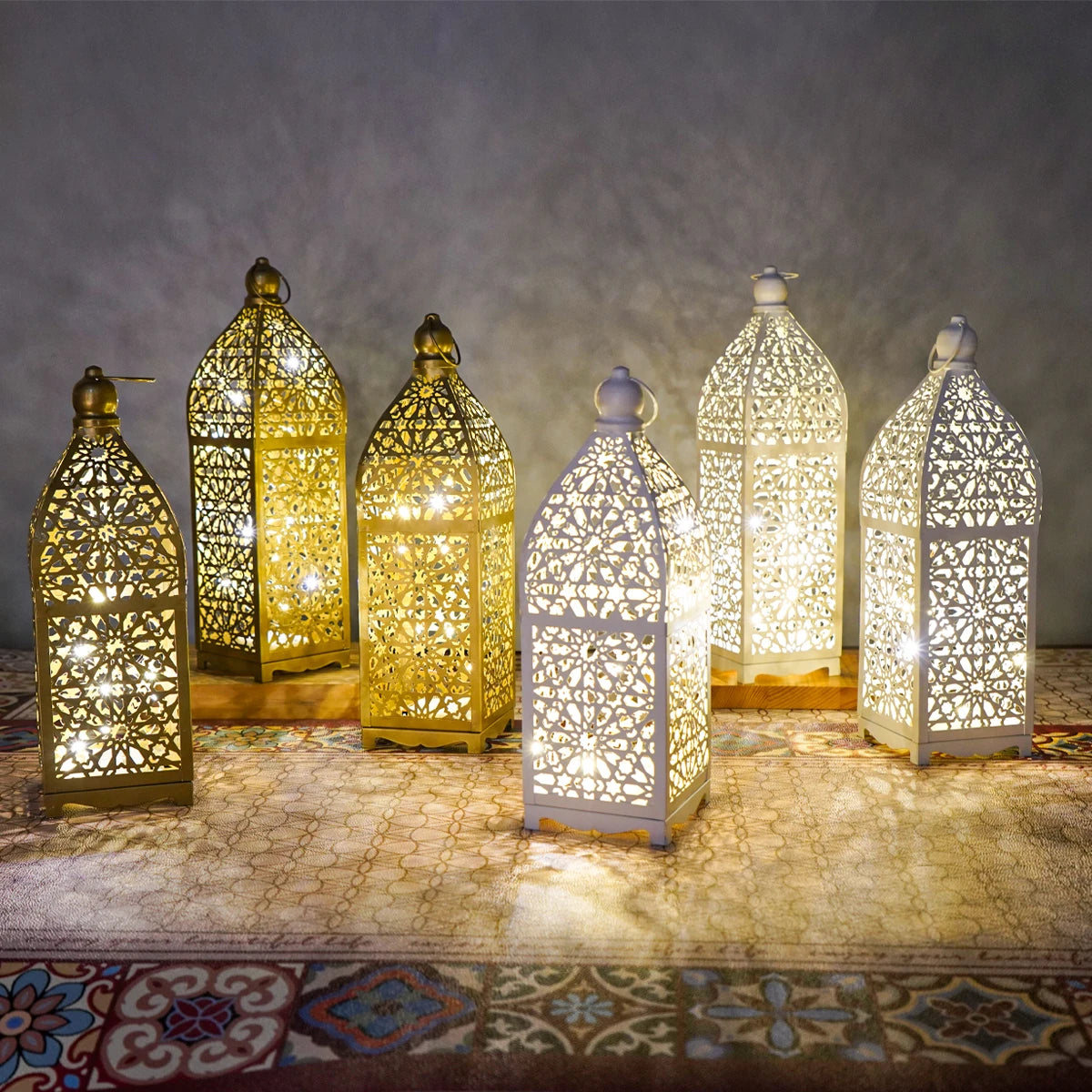 Vintage Glow Metal LED Lamp