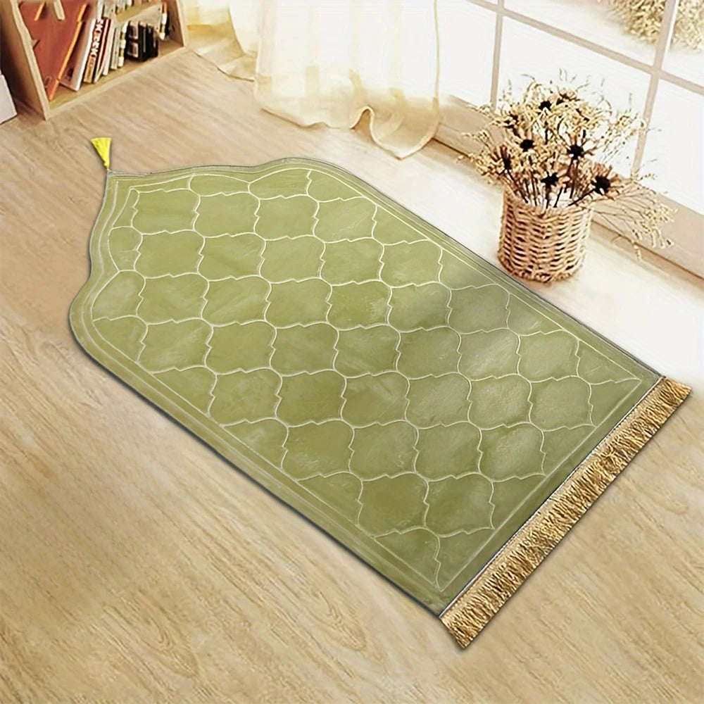 Tapis de prière doux en peluche