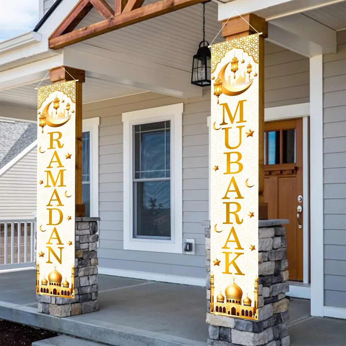 Ramadan & Eid Welcome Door Banner