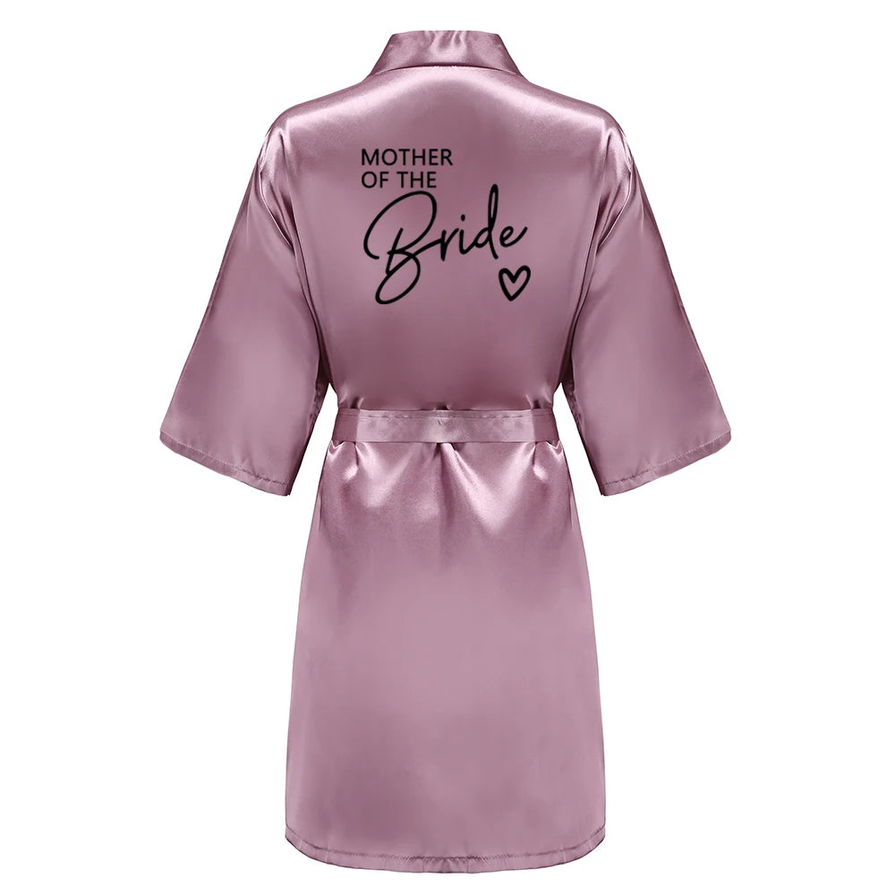 Team Bride Satin Robe